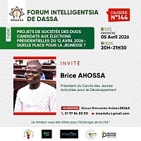 Brice Ahossa, éléction présidentielle 2026, projet de société, leadership