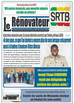 Entretien avec le quotidien Le Rénovateur